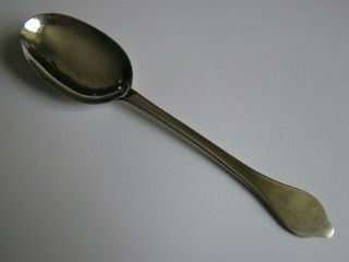 A Rare Queen Anne Provincial Silver Dognose Spoon,  William Grover,  Lewes,  C.  1705