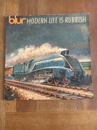 Blur - Modern Life Is Rubbish 1st Pressing Vinyl 1993 Foodlp9