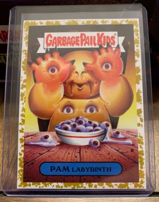 2019 Garbage Pail Kids Revenge Of Oh The Horror - Ible Pam Labyrinth Gold Card