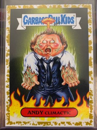2019 Garbage Pail Kids Revenge Of Oh The Horror - Ible Andy Climactic Gold Card