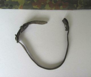 Ww2 German Soldiers Leather Strap For Helmet