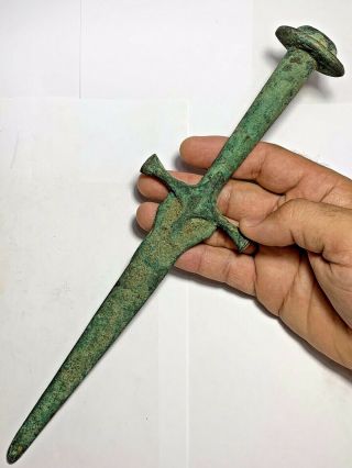 Museum Quality Roman Military Bronze Soldier Short Sw0rd Circa 100 - 300 Ad 315mm