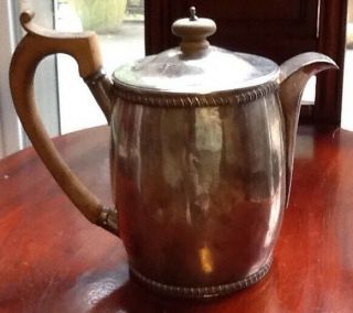 Sterling Silver Hot Water Pot Richard Gardner London 1798 Antique