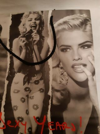 Guess Jeans shopping bag featuring Anna Nicole Smith,  Marilyn Monroe and others 2