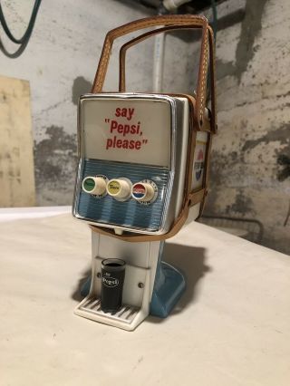 Rare Vintage Pepsi Cola Soda Fountain Machine Transistor Radio Near