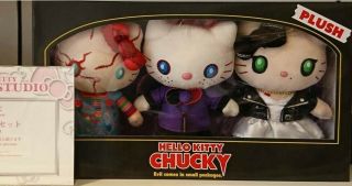 Sanrio Hello Kitty Chucky Mimmy Daniel Plush 3 Set Halloween Usj 2019 Limited