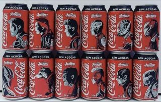 Coca Cola Avengers Endgame Empty Coke Can Brazil Edt