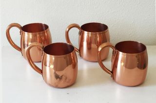 West Bend Solid Copper Mugs Vintage Mule Mug Made In Usa