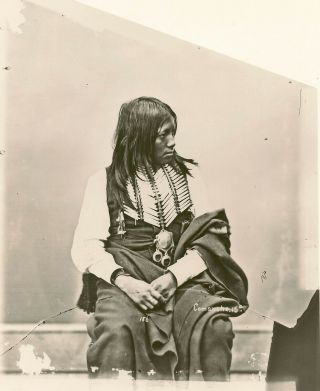 Comanche Indians - Plains Indians - Smithsonian Photo - Fine Quality