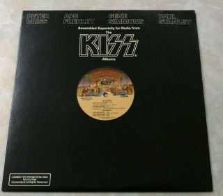 Kiss - Assembled Especially For Radio From The Kiss Albums 1978 Dj Promo Lp Nm