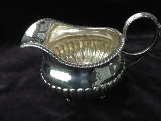 1826 Quality Georgian Irish Silver Cream Jug By J Lebas Crest