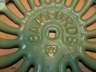 Bamfords Vintage Cast Iron Tractor Implement Seat Xmas Present