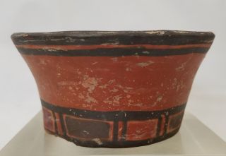 Pre - Columbian Painted Nazca Pottery Pot Vessel 2