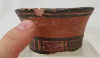Pre - Columbian Painted Nazca Pottery Pot Vessel 3