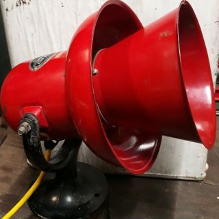 Vintage Federal Signal Corporation Fire Department Siren Model A -