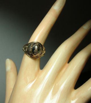 1969 10k Gold Josten Womens Vintage Class Ring Size 8