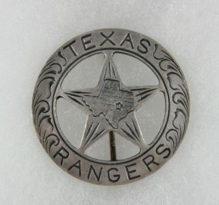 Old West Texas Rangers Cowboy Era Peso Law Badge