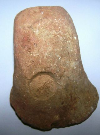 Iron Age Ll Terra Cotta Jar Handle With Stamp (israelte,  Time Of The Kings) - 3