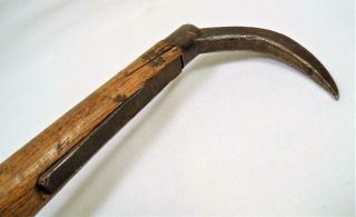 Vintage Japanese C.  1930s hand forged tool gaff fishing 2