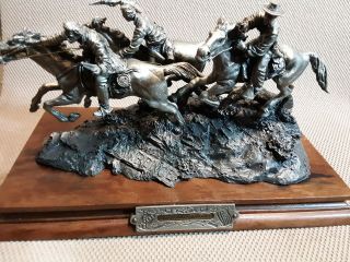 1990 Chilmark Civil War Pewter Sculpture Quantrill 