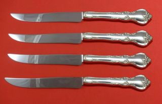 Savannah By Reed And Barton Sterling Silver Steak Knife Set Texas Sized Custom