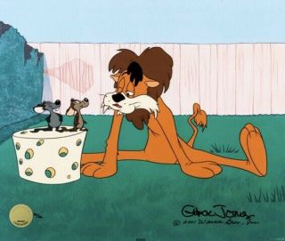 Roughly Squeaking Hand Painted Cel Limited Edition 30/46 Signed By Chuck Jones