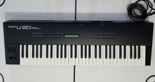 Roland U - 20 Pcm Keyboard Synthesizer  Vintage