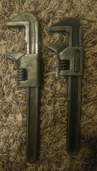 2 Vintage Ford Usa Monkey Wrench