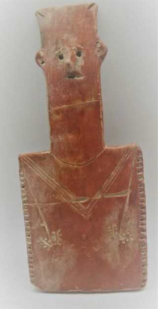 Circa 2300 - 1600bce Ancient Cypriot Bronze Age Terracotta Redware 