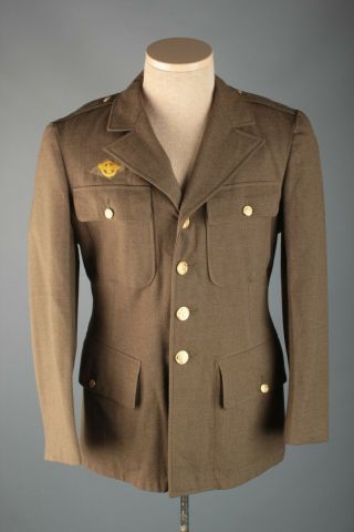 Wwii Nos Us Army Wool Tunic Jacket Sz M 38 S 40s 7627 Men 