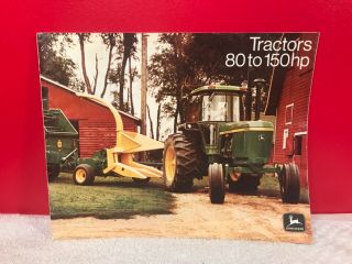 Rare 1972 John Deere Farm Tractor Dealer Sales Advertising Brochure
