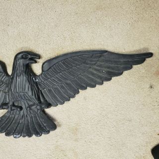 Vintage Cast Iron American Eagle Plaque Wall Hanging Large 36 