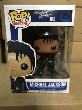 Pop Rock Music Michael Jackson Bad 25 Vinyl Figure