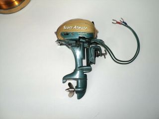 Vintage Electric Toy Boat Motor K & O Scott - Atwater Bail - A - Matic 33hp