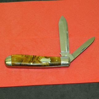 Vintage Schrade Cut.  Co.  Walden,  N.  Y.  Pocket Knife,  2 Blade,  U.  S.  A.