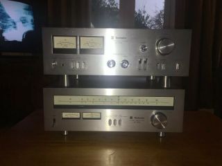 Vintage Technics Su - 7300 Integrated Amplifier And St 7300 Tuner