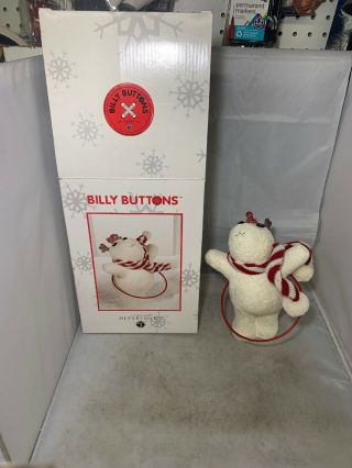 Dept 56 Billy Buttons Reindeer With Hula Hoop W/box