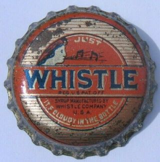Whistle Orange Soda Bottle Cap; Cork