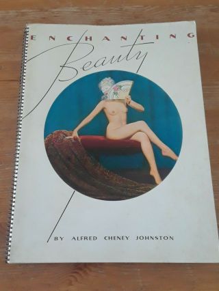 Enchanting Beauty Alfred Cheney Johnston 1937 Vintage Art Book,  Nudes,  Pinup