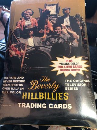 1993 Eclipse The Beverly Hillbillies Trading Card Factory Box W/36 Packs