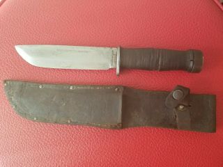 Vintage Us Ww2 Cattaraugas 225q Commando Fighting Knife
