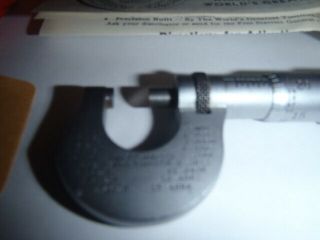 Vtg The L.  S.  Starrett Co Micrometer Caliper no 232 2