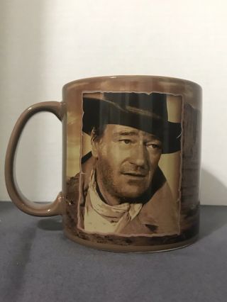John Wayne Large Ceramic 20 Oz.  Coffee Cup Mug - American Legend Courage