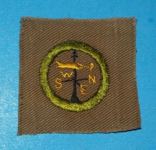 Weather Type A Square Merit Badge Only 8,  041 Earned - Boy Scout 5r