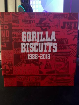 Gorilla Biscuits X 7 30th Year Anniversary Box Set Red Nyhc Edge Hardcore