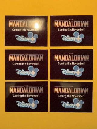 Star Wars: The Mandalorian - Custom made card set of 6 Vintage ESB Topps Style 2