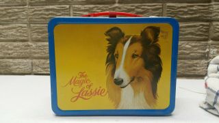 Vintage The Magic Of Lassie 1978 Metal Lunchbox No Thermos King - Seeley