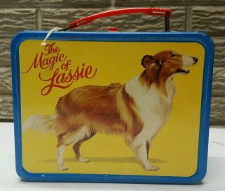 Vintage THE MAGIC OF LASSIE 1978 Metal Lunchbox NO Thermos King - Seeley 3