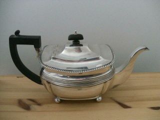 Sterling Silver Tea Pot London 1921 Heavy 700.  4g