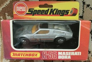 Matchbox Speed Kings K - 56 Maserati Bora 1975 Lesney England Near